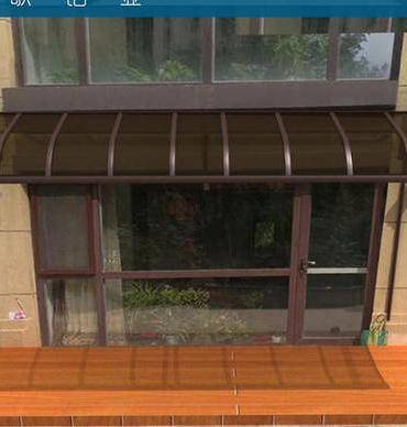 萍乡断桥铝门窗 塑钢门窗 户外玻璃遮雨棚 公司车棚露台棚定制生产
